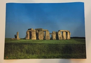 Authentic English Heritage Stone Henge colour print, 23 in by 16.5 in - Picture 1 of 2
