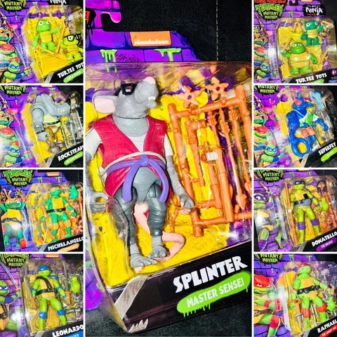 🦠 ¡ HOT ! 2023 Playmates Teenage MUTANT MAYHEM Ninja Turtles TMNT MOVIE Figures Cover