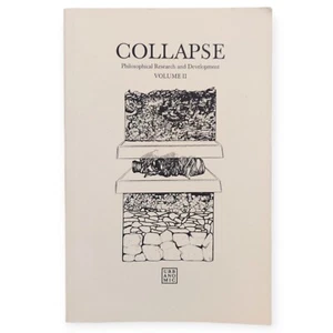 Urbanomic Collapse Volume II Speculative Realism ~ 1st Edition Hors Commerce - Imagen 1 de 5