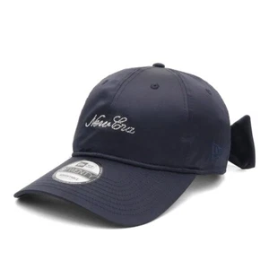 New Era 9TWENTY Cap Long Visor Ribbon Rhinestone Navy Japan Limited 14693425 - Picture 1 of 5