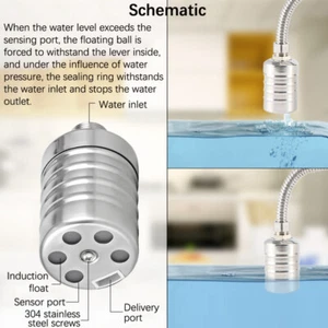 304 Stainless Steel Fully Automatic Water Level Control Float Valve,Auto Shut - Picture 1 of 18