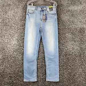 NEW M&S The Sophia Straight High Rise Super Soft/Stretchy Women’s 12 Blue Jeans - Picture 1 of 12