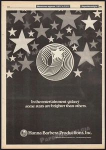 Logotipo de Hanna-Barbera Productions - Anuncio comercial original 1981 / póster _ SAUL BASS - Imagen 1 de 1