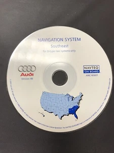 💥2001 2002 2003 Audi A8 A8L NAVIGATION CD Map SOUTHEAST💥FREE SHIP💥 OEM D-type - Picture 1 of 2
