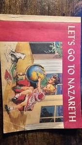 Let's Go To Nazareth 1948 Elizabeth Reed Westminster Press - Picture 1 of 3
