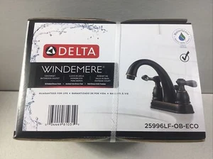 Delta Windemere 25996LF-OB-ECO grifo de baño bronce frotado con aceite nuevo en caja - Imagen 1 de 9