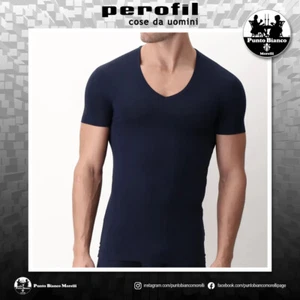 Herren Unterhemd Kurzarm V-Ausschnitt Modal Stretch Perofil X-Touch - Bild 1 von 19