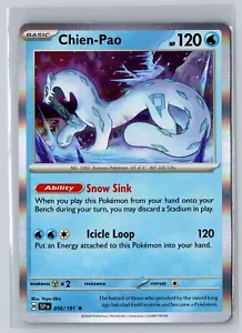 Surging Sparks #056/191 Chien-Pao - Holograma raro - Imagen 1 de 2