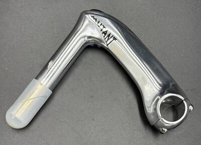 NOS 3T MUTANT Classic Quill Stem SILVER 25.8/26mm Clamp 130mm Length - Image 1 of 4