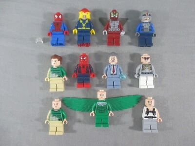 Lego Marvel Daily Bugle SPIDER-MAN BEETLE NOVA VULTURE 76005 Minifigure lot - Image 1 of 4