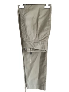 IRIS & INK NEUTRAL HIGH RISE TAPERED LEG TROUSERS SIZE 8 - Picture 1 of 4