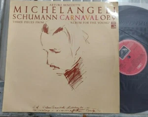 ASD 3129 Schumann Carnaval / 3 Pieces Michelangeli UK LP ED1 NM- - Picture 1 of 1