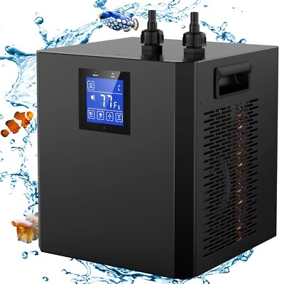 Enfriador de agua para acuario 300L 1/3 HP enfriador de tanque hidropónico con control remoto Foto 1 de 4