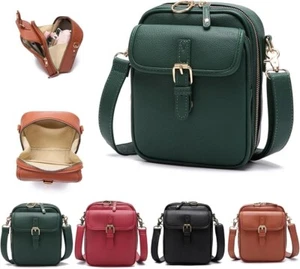 Urvashi Cross Body Bag - 2025 Vintage Leather Messenger Purse, Anti-Theft Bag - Picture 1 of 17