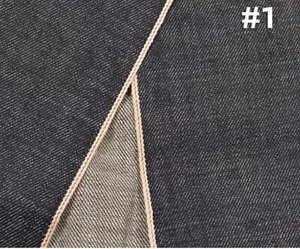 14oz Men Jeans Selvadge Blue Denim Material Selvedged Denim Slubby Jeans Fabric - Picture 1 of 6