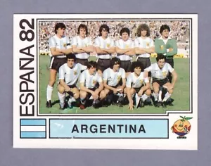 ARGENTINA Figurine Panini WC ESPANA 82 OTTIMA New! STICKER MINT MARADONA TEAM - Picture 1 of 2