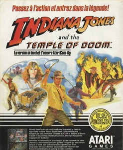 VTG 1987 Indiana Jones Temple Doom French Print Ad ATARI Game Art 21x28cm TLT45 - Picture 1 of 3