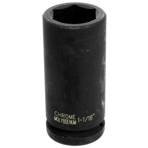 Performance Tool Schlag-Stecknuss – 3/4 Zoll Antrieb, Größe 1-1/16, Tiefe. Aus Chrom-Molybdän-Stahl, Langlebig & Rostgeschützt.