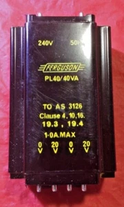 FERGUSON TRANSFORMERS PL40/40VA Low Profile Transformer - Picture 1 of 4