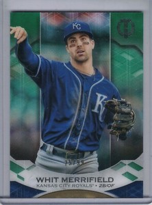 WHIT MERRIFIELD 2019 Topps Tribute Green #25/99 #72 ⚾E7623⚾