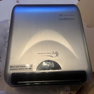 Garage Stainless Steel Auto Paper Towel Dispenser 8" Towel GEORGIA-PACIFIC 59466 - Picture 1 of 4