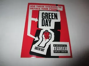 2005 GREEN DAY American Idiot US Promo Only 5" Tall Sticker Set - Picture 1 of 2