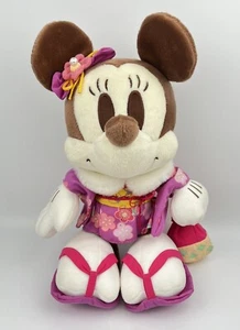Disney Fun Fan Amuse Prize Collection Sega 2004 Plüschtier Minnie Maus Kimono selten - Bild 1 von 15