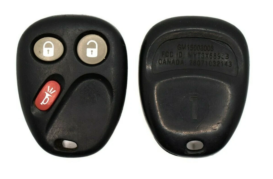 1 OEM Chevy Pontiac GMC controle remoto entrada sem chave Fob MYT3X6898B 15008008 - Imagem 1 de 1