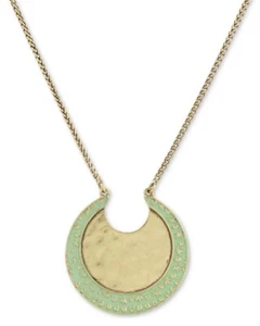 $35 Lucky Brand Women's Moon Pendant Necklace 32" C 36 - Picture 1 of 4