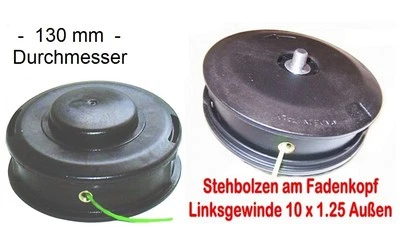 EMAK / TECOMEC ODER FORESTAL Freischneider Fadenkopf M 10 x 1,25 LA Schraube Honda Shindaiwa WeedEater Zenoah