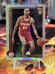 2025-26 Topps Baloncesto Arco Iris Lámina Asa Newell #223 Hawks RC Novato - Imagen 1 de 2