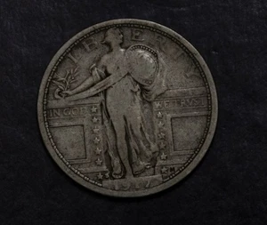 1917 S Type 1 Standing Liberty Quarter Fine Lot 2846 - Bild 1 von 2