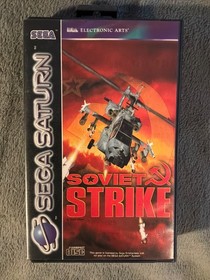 Sega Saturn: Soviet Strike  OVP mit Anleitung