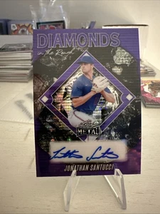 2025 LEAF METAL JONATHAN SANTUCCI DIAMOND IN THE ROUGH AUTO #’d /3 SSP Mets - Picture 1 of 2