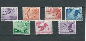 JUEGO CORREO AÉREO AVES LIECHTENSTEIN 1939 MNH VER - Imagen 1 de 1