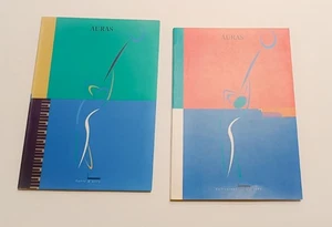 ♥ VEART AURAS KUNSTGLÄSER 2 KATALOGE 1991 VASEN UND GLÄSER ANGEZÜNDET C36 - Bild 1 von 4