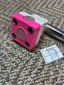 GT/Dyno Mallet Stem RePop with Decal Potts Mod Hollow Bolt Quill Stem White/Pink - Picture 1 of 2