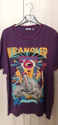 TSHIRT WRANGLER VIOLA STAMPA AMERICA - Imagen 1 de 4