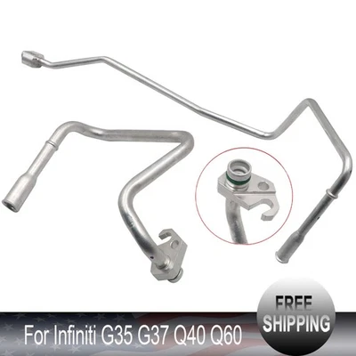 Condenser Compressor Line For Infiniti G35 G37 Q40 Q60 Nissan 370Z 92446-JK20B Foto 1 de 4