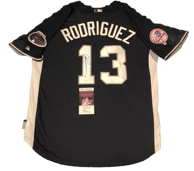 Alex Rodriguez Signed Authentic 2008 All Star Game Jersey XL NY Yankees JSA COA - Image 1 of 4