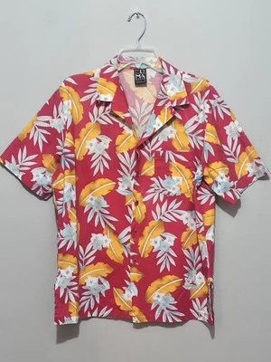 Camisa De Colección Zuma Beach Jantzen Para Hombres Floral Campamento Botón EE. UU. Grande Foto 1 de 4