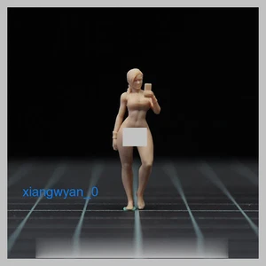 1/64 Fittness Girl Szene Requisiten Miniaturen Figuren Modell für Autos Fahrzeuge Spielzeug - Bild 1 von 5