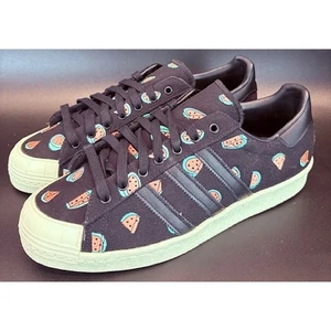 Adidas Media Cáscara Sandía Originales Tenis Negros Para Hombre Talla 10 - Imagen 1 de 8