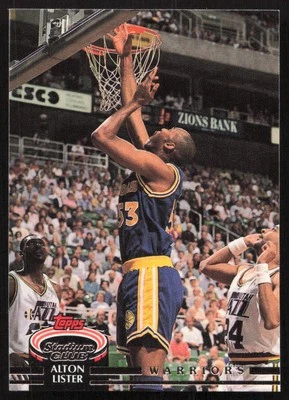 1992-93 Stadium Club Alton Lister Golden State Warriors #137 - Image 1 of 2