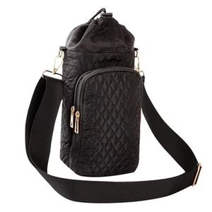 Water Bottle Carrier Bag Holder Sports Water Bottle Sling Crossbody Bag with - Picture 1 of 7