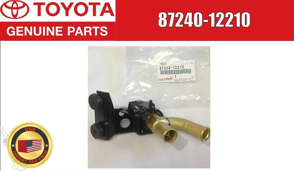 Válvula de agua calentador genuina Toyota Corolla AE86 1984-87 OEM 87240-12210 Foto 1 de 4