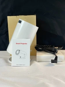 Proyector inteligente portátil con control remoto Bluetooth blanco ZGSXQT HY300 Pro - Imagen 1 de 11