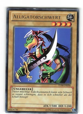 Yugioh ALLIGATORSCHWERT , tu08-de006 Rare deutsch Near Mint  - Bild 1 von 2