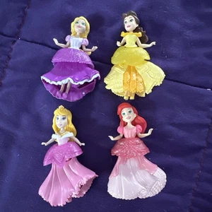Disney PRINCESS Magiclip Royal Clip lotto di 4 bambole Polly Pocket - Foto 1 di 13