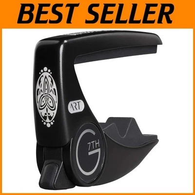 Celtic Motif 6 String Guitar Capo - Mechanical Tuning Stability & Easy Control - Image 1 of 4